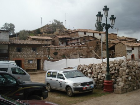 Local municipal destruido  en la gestion de J. A. Chalco